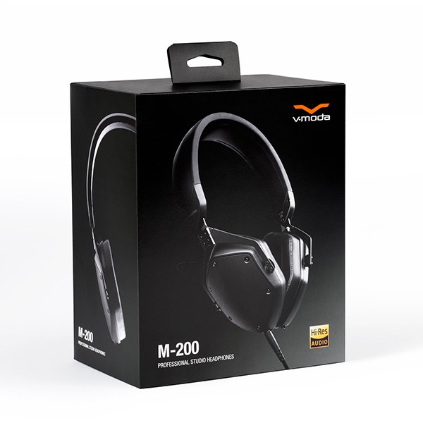 モニターヘッドホン V-MODA M-200 Black 【M200-BK】スタジオ ハイレゾ